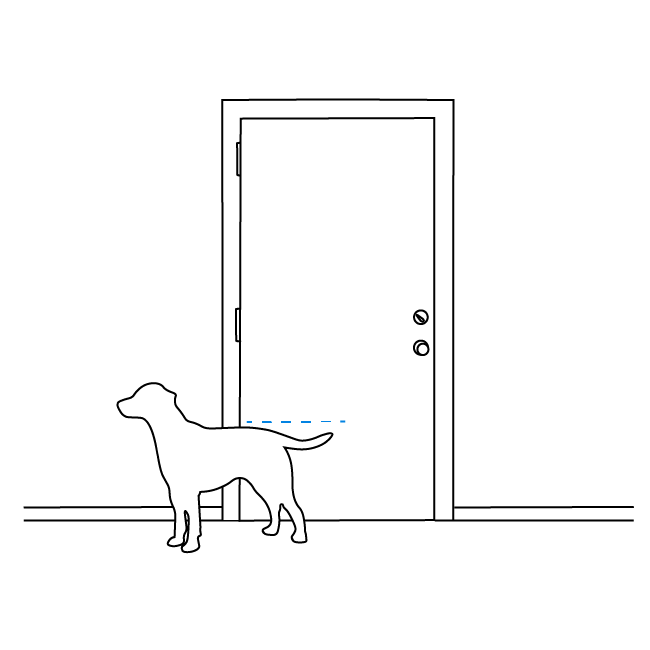 Install Guide PetSafe® Plastic Pet Door